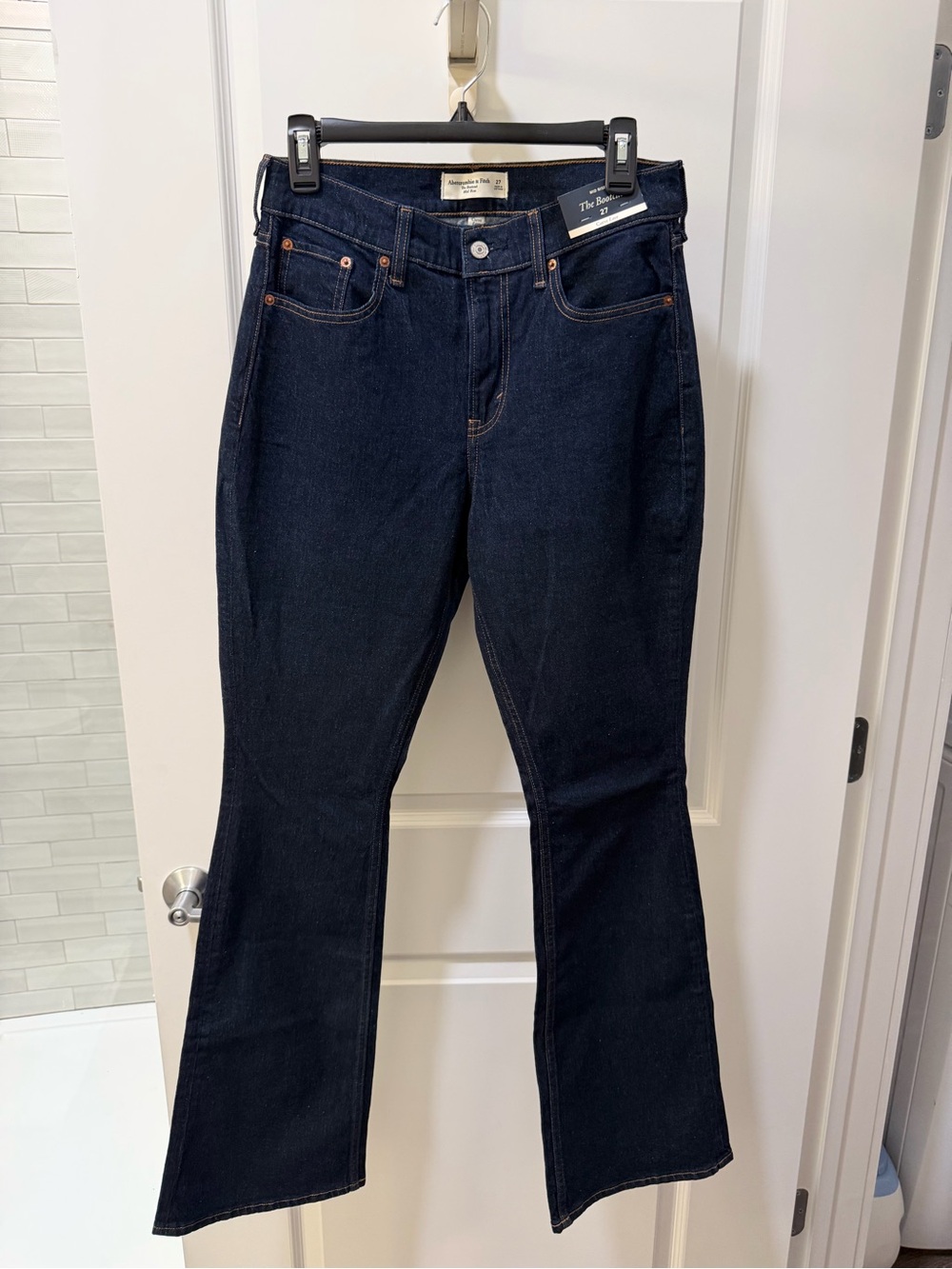 Abercrombie & Fitch Dark Indigo Bootcut Jeans